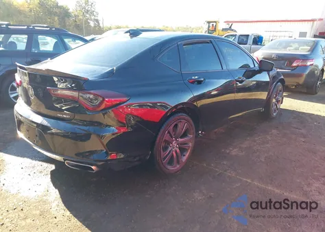 2022 Acura Tlx A-Spec Package из США, поврежденный, VIN 19UUB6F59NA002172